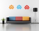 Damask Wall Pattern Art Stickers